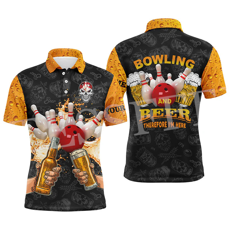 Рубашка-поло с коротким рукаво – обзор и цена Short Sleeve Bowling Shirt Retro