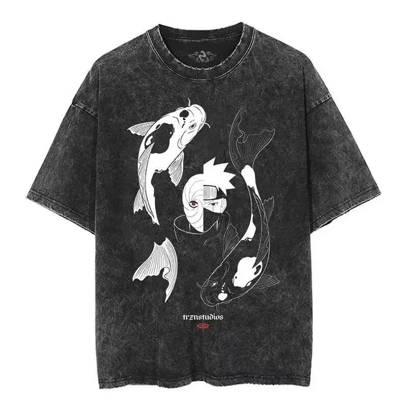 Футболка унисекс с эффектом по – обзор и цена Acid Wash Vintage Graphic T Shirt