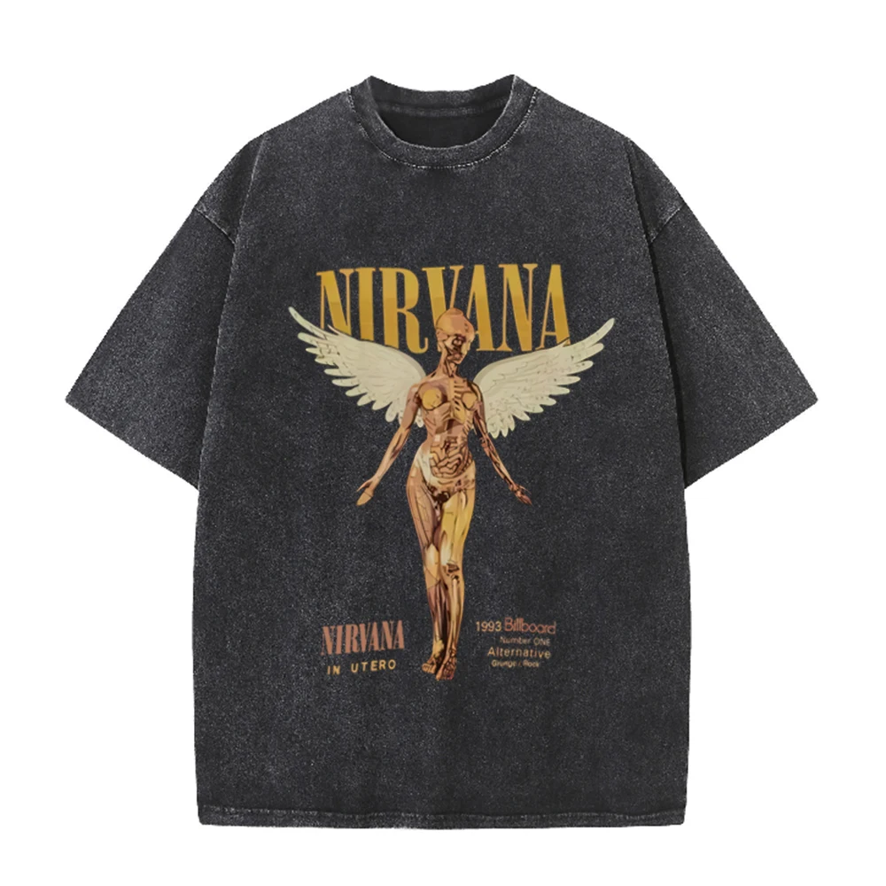 Ретро футболка оверсайз с эффе – обзор и цена Acid Wash Vintage Graphic T Shirt