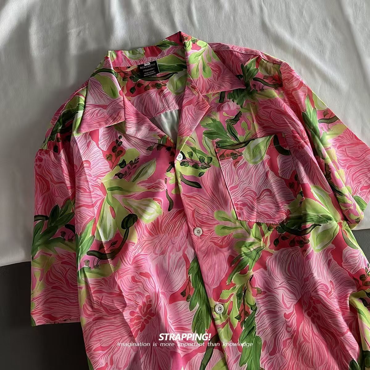 Розовые гавайские рубашки с ку – обзор и цена Vintage Hawaiian Floral Shirt