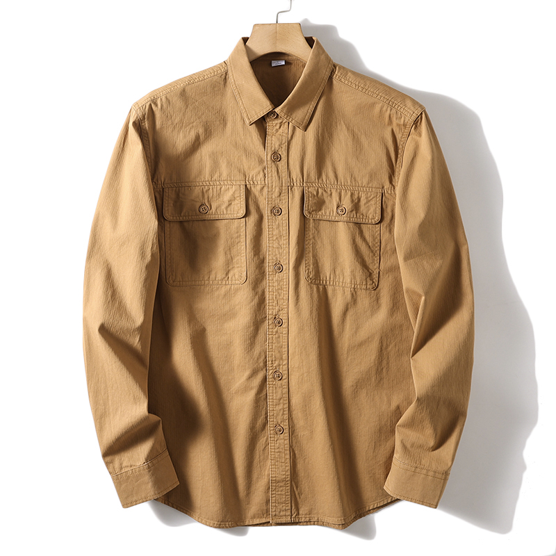 Новинка Мужская деловая модная – обзор и цена Oxford Cotton Casual Shirt Business