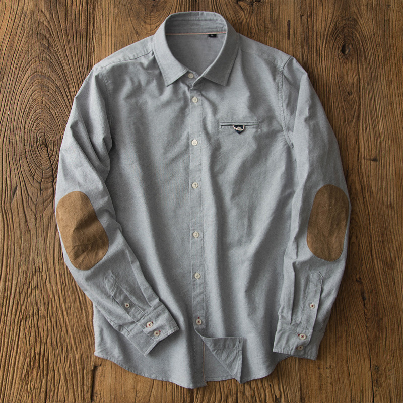 Оксфордская рубашка в стиле ре – обзор и цена Oxford Cotton Casual Shirt Business
